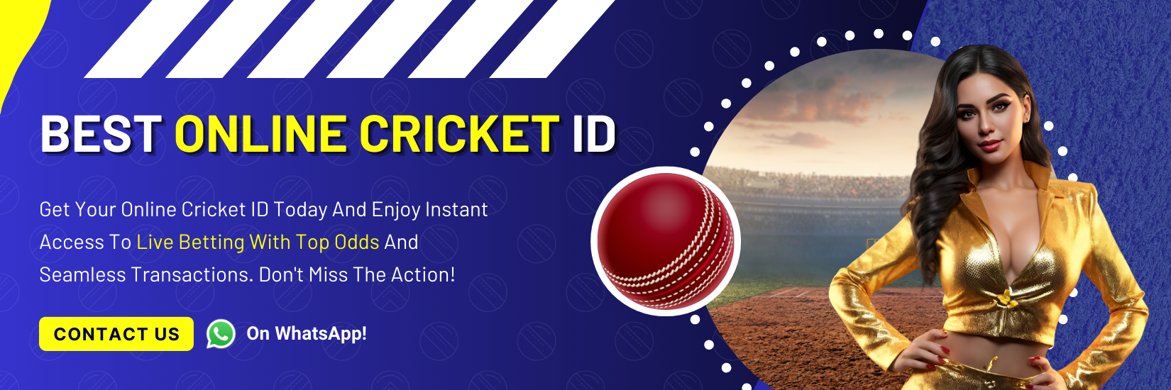 Best Online Cricket ID 1650 x 550