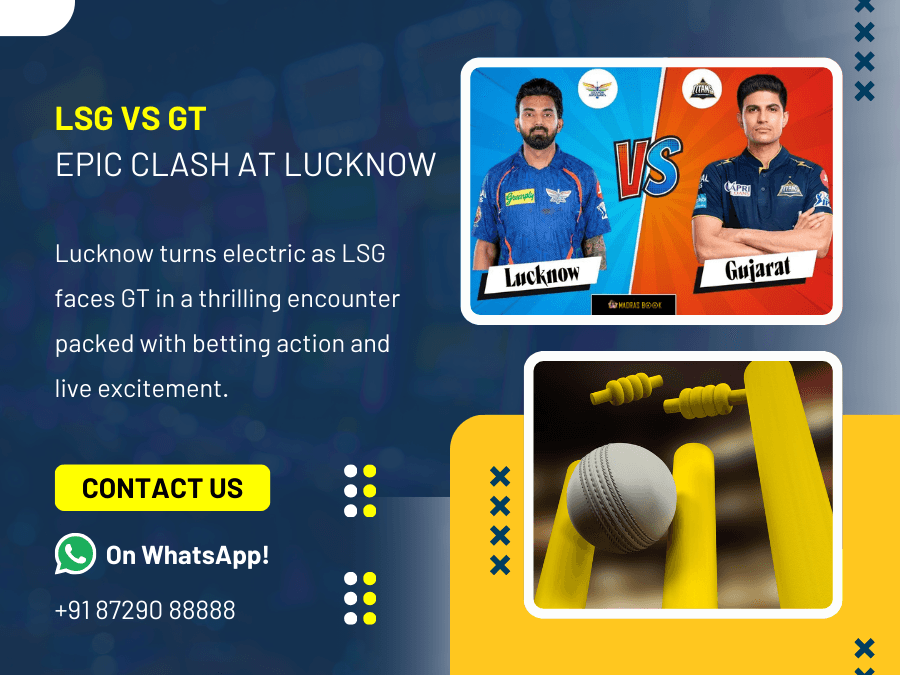 LSG VS. GT – Epic Clash at Lucknow