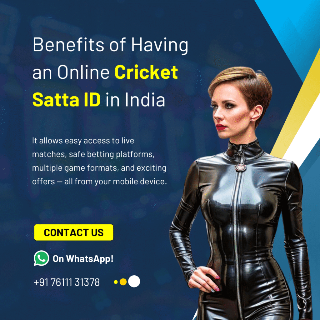 Benefits of Having an Online Cricket Satta ID in India