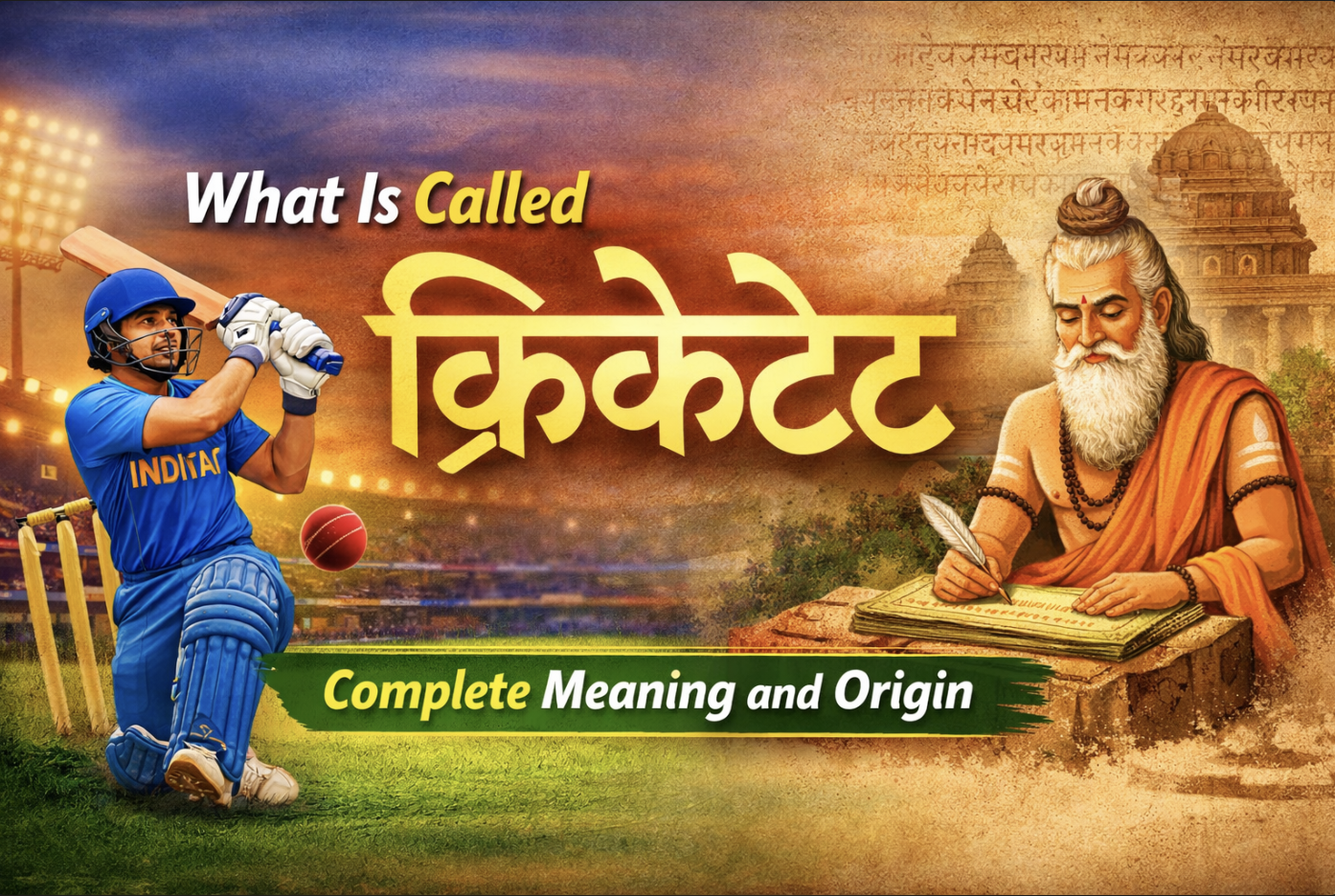 What Is Called Cricket in Hindi? Meaning & Origin Explained