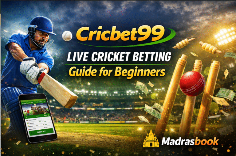 Cricbet99 Live Cricket Betting Guide for Beginners | Madrasbook