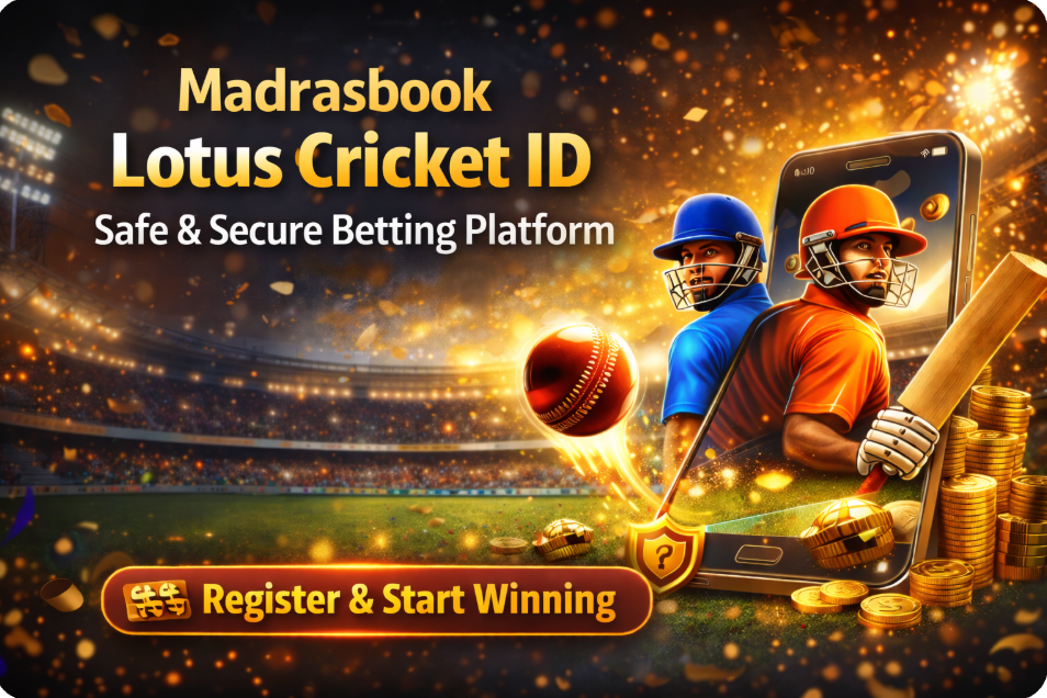 Madrasbook Lotus Cricket ID – Safe & Secure Betting Platform