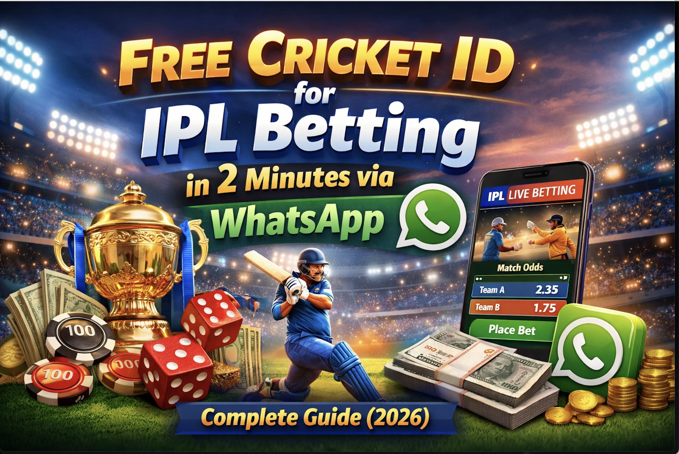 Free Cricket ID for IPL Betting