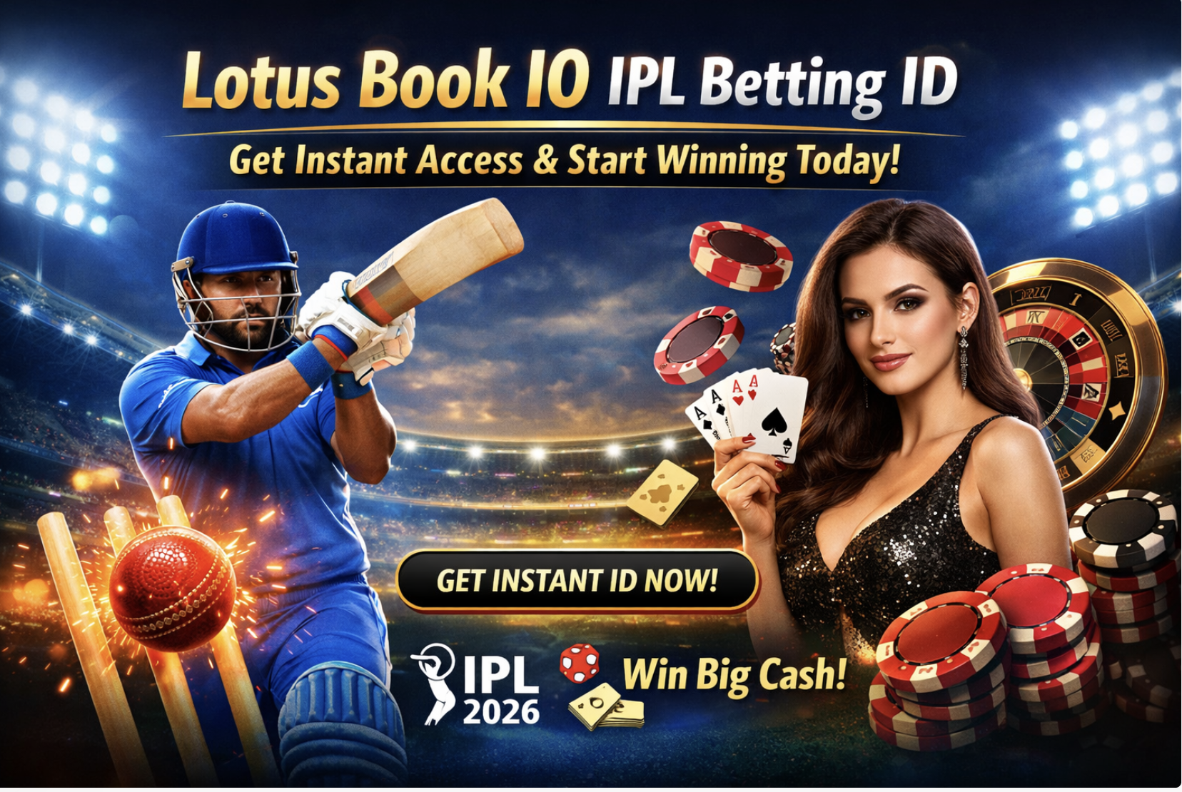 Lotus Book IO IPL Betting ID