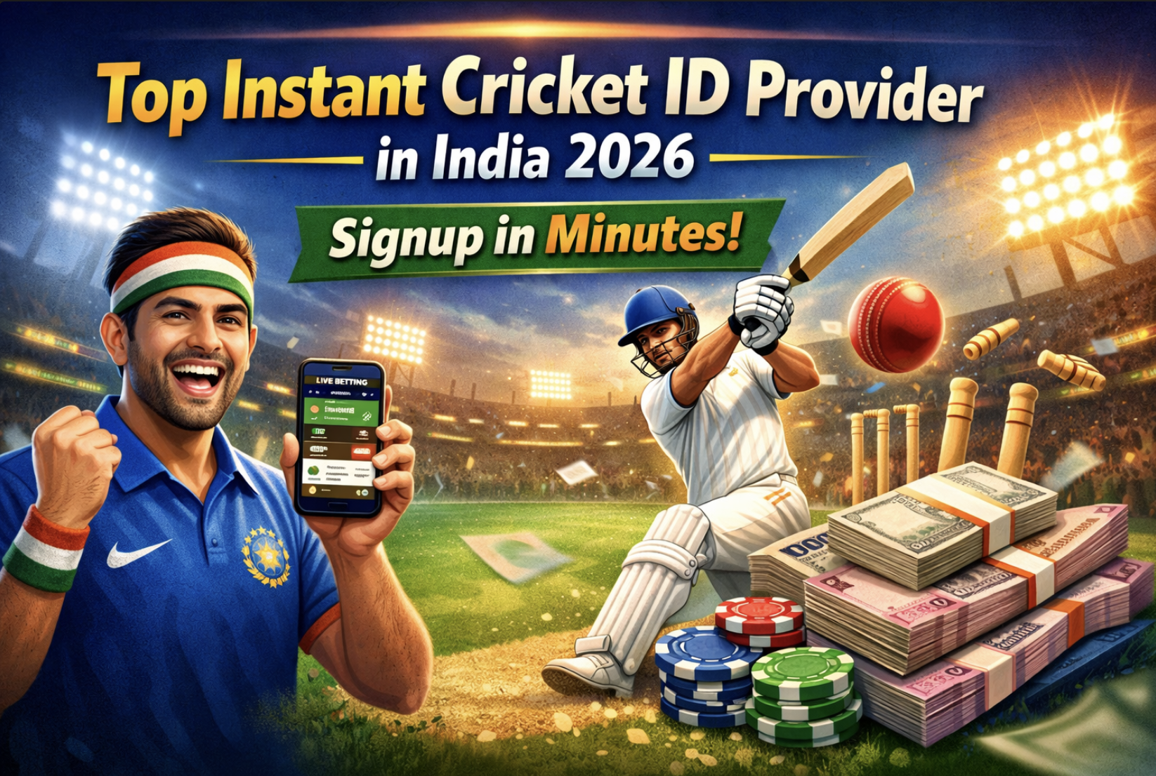 Top Instant Cricket ID Provider In India 2026 – Signup In Minutes