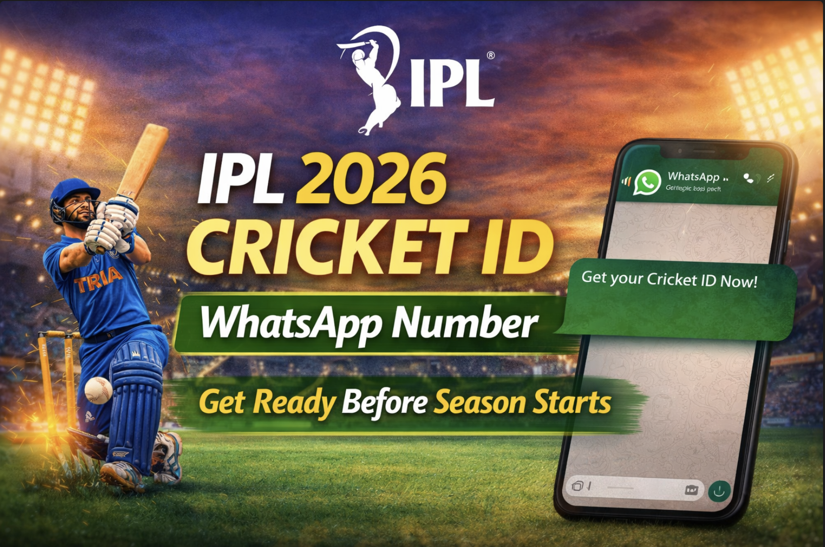 IPL 2026 Cricket ID WhatsApp Number – Get Ready Before Season Starts