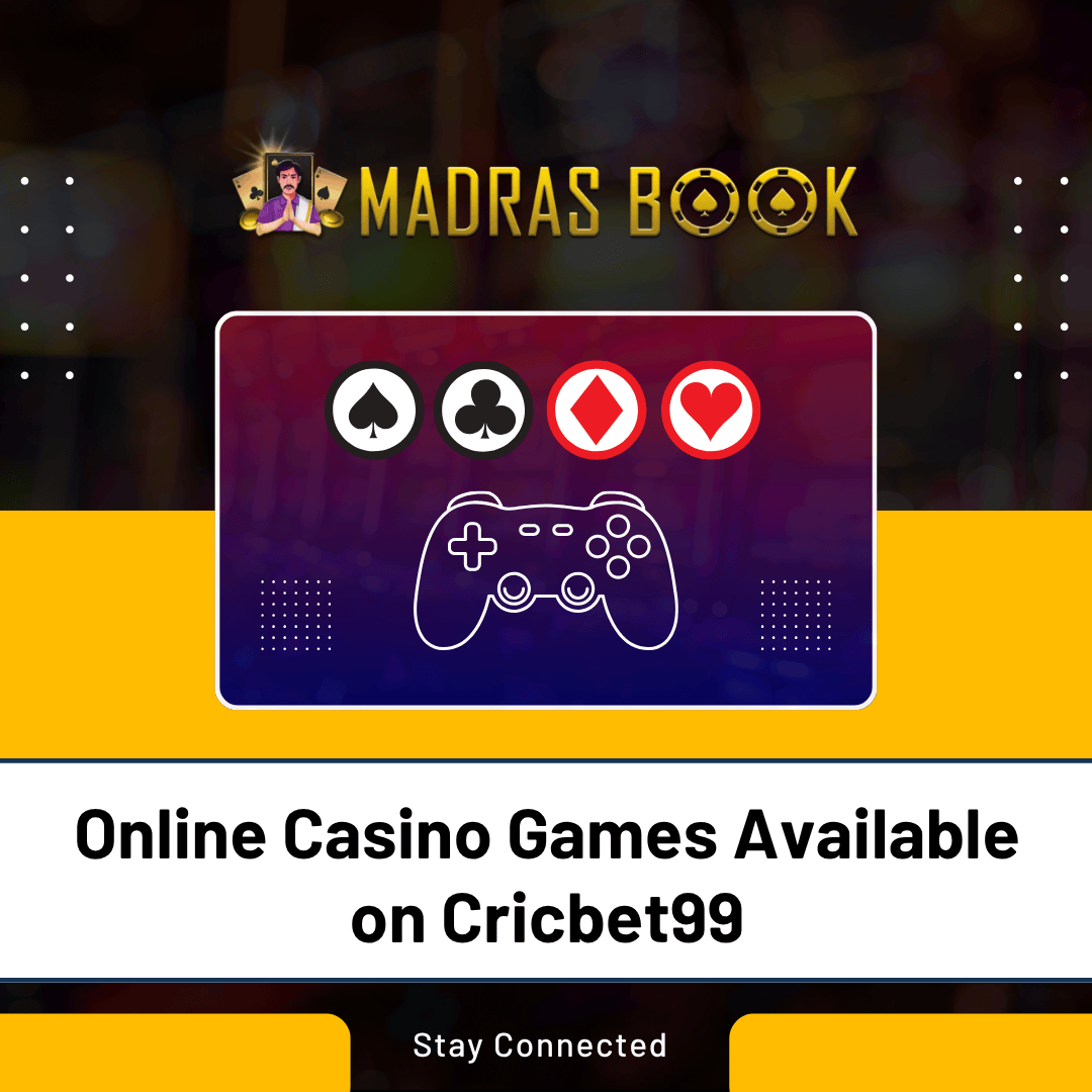 Online Casino Games Available on Cricbet99