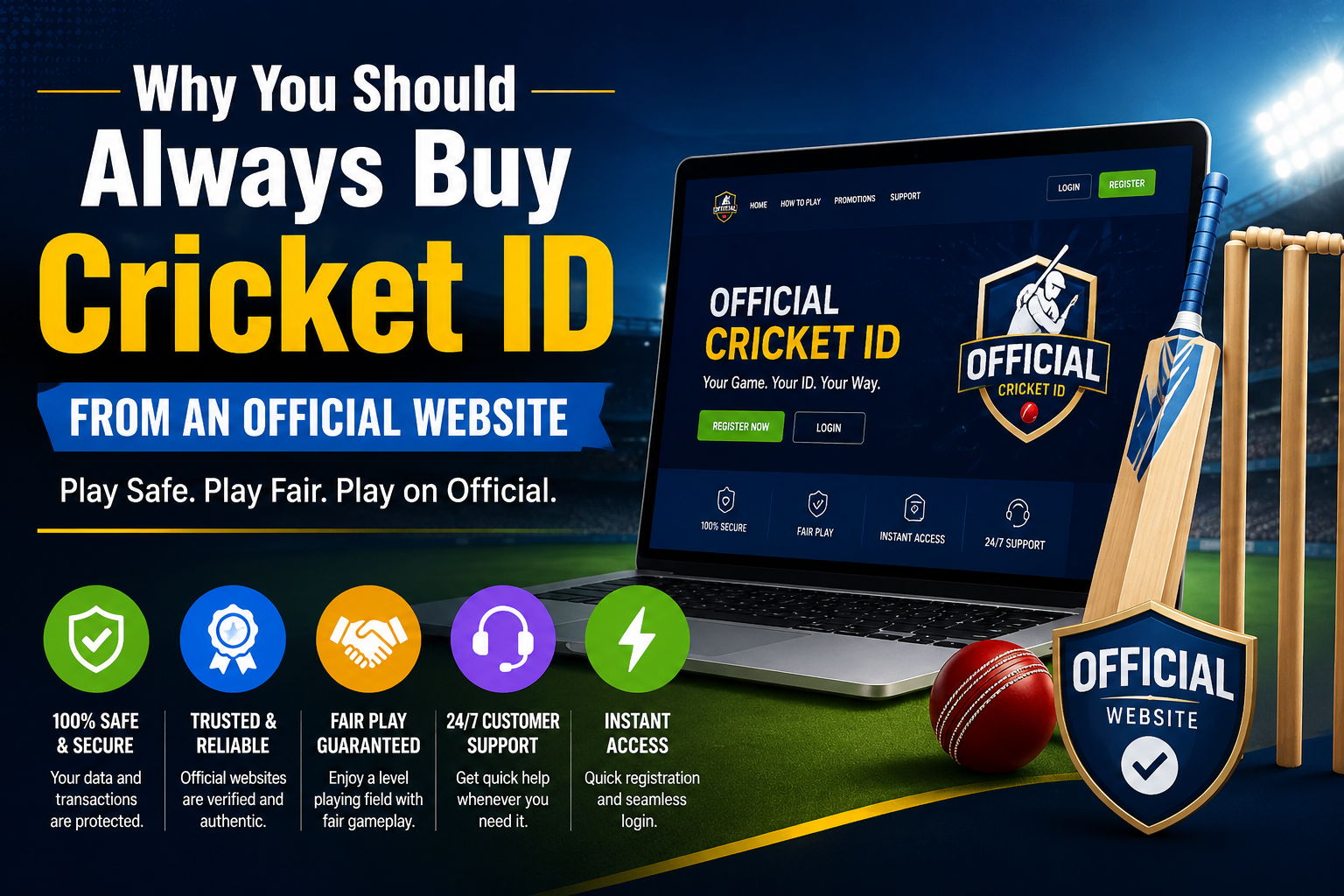 Buy Cricket ID From An Official Website