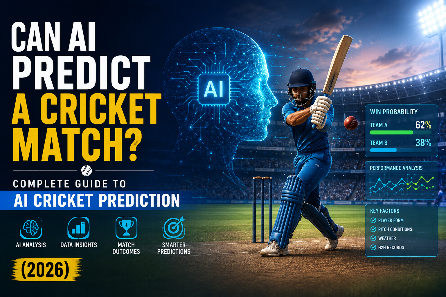 Can AI predict a cricket match