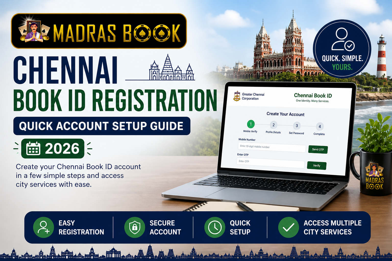 Chennai Book ID Registration – Quick Signup Guide 2026 | MadrasBook