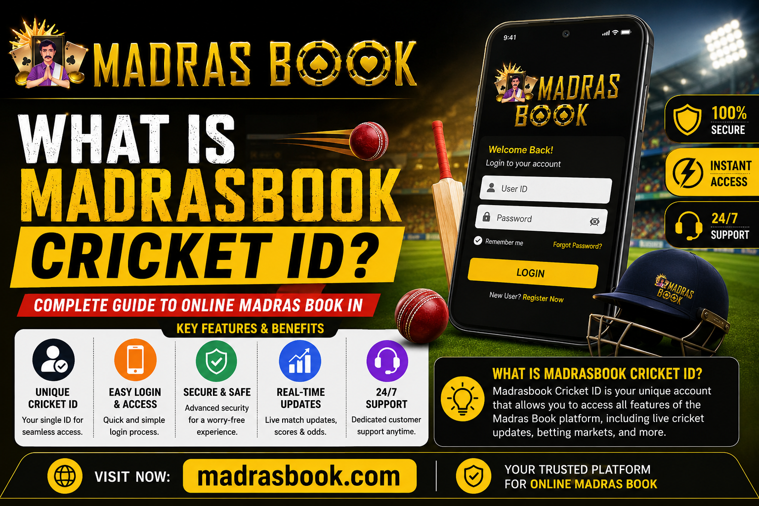 What Is Madrasbook Cricket ID? Complete Guide To Online Madras Book