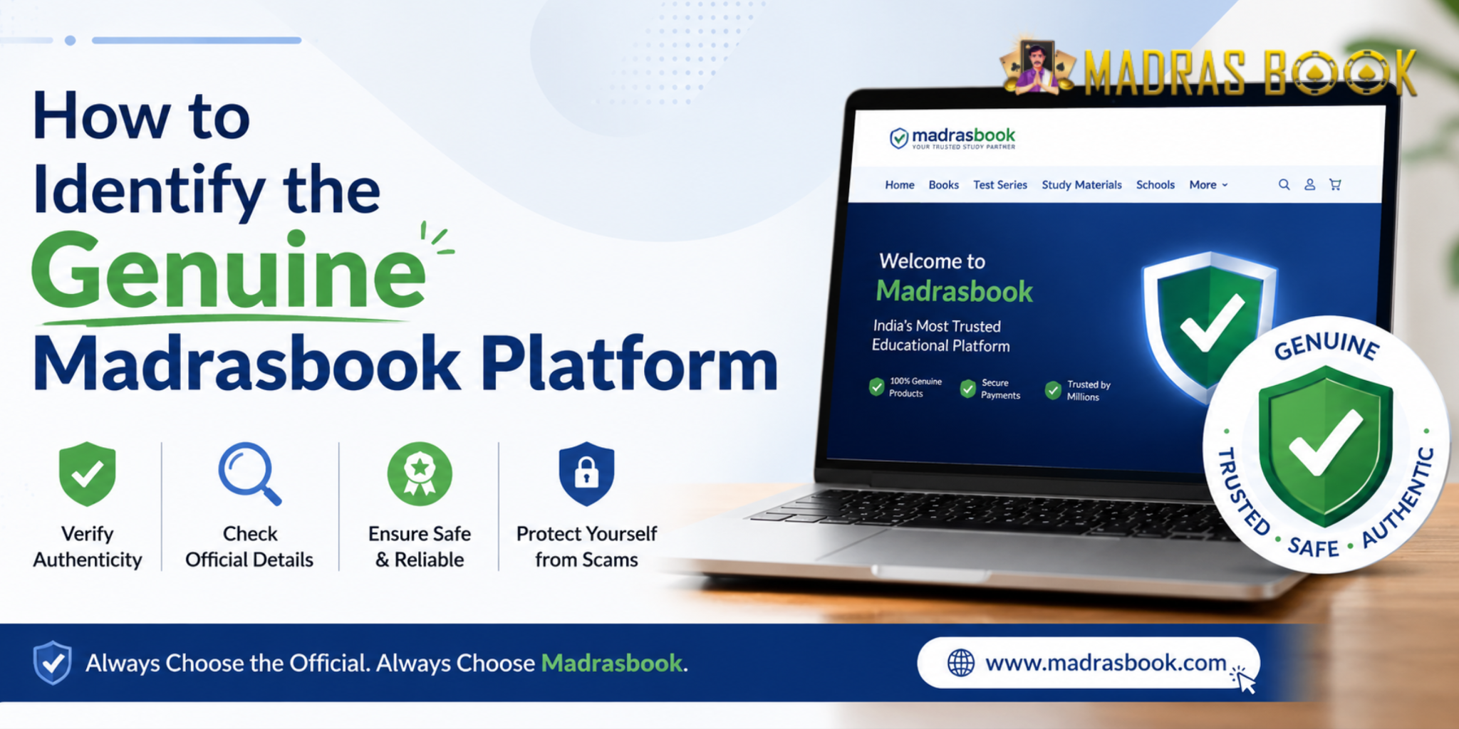How to Identify the Genuine Madrasbook Platform