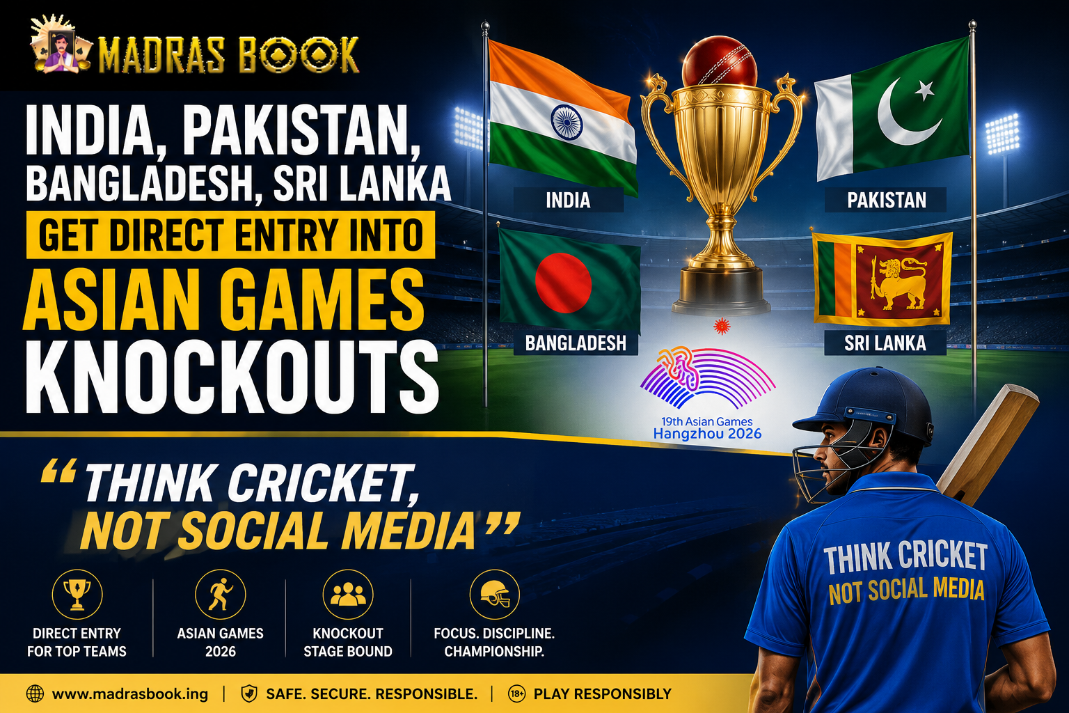 Asian Games Cricket Knockouts 2026: Schedule & Teams