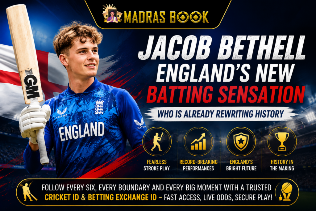 Jacob Bethell England’s New Batting Sensation | Madrasbook