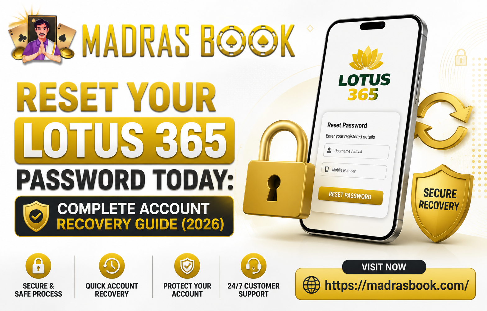 Lotus 365 Password Reset (2026): Recover Your Account