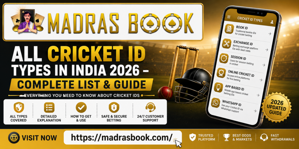 All Cricket ID Types in India (2026): Complete Guide