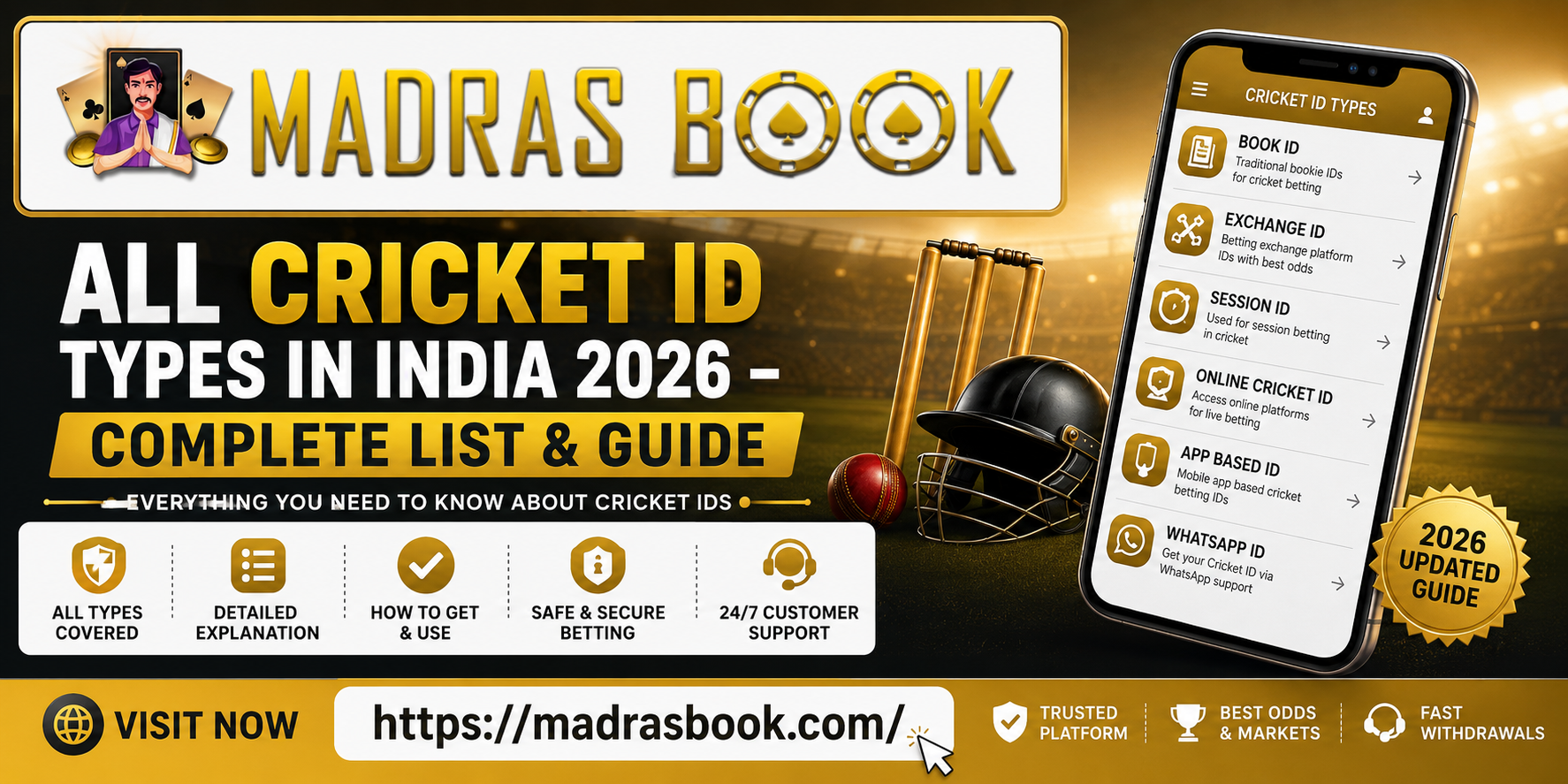 All Cricket ID Types in India (2026): Complete Guide