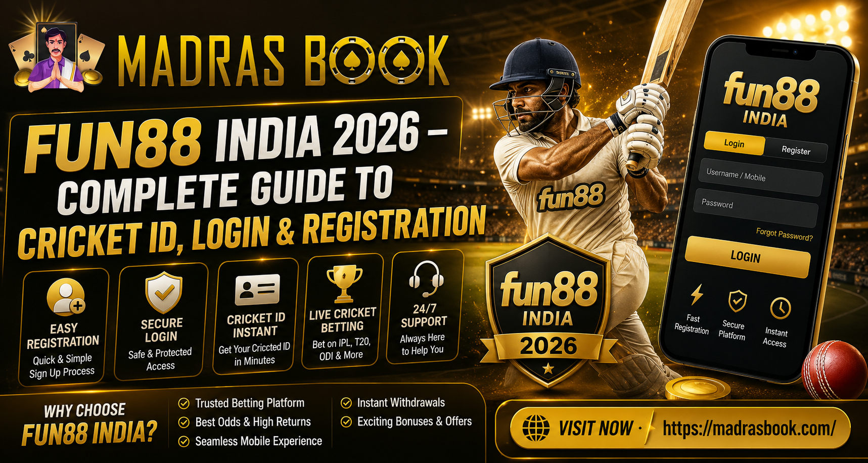 Fun88 India (2026): Login, Registration & Betting Guide