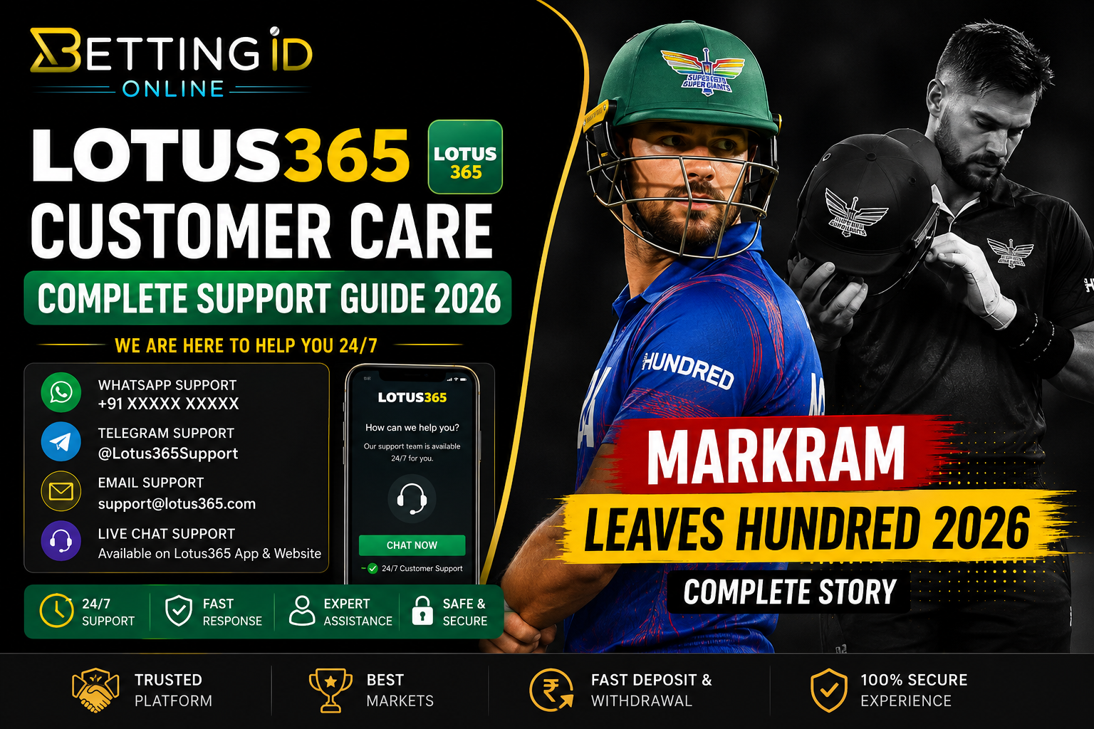 Lotus365 Customer Care