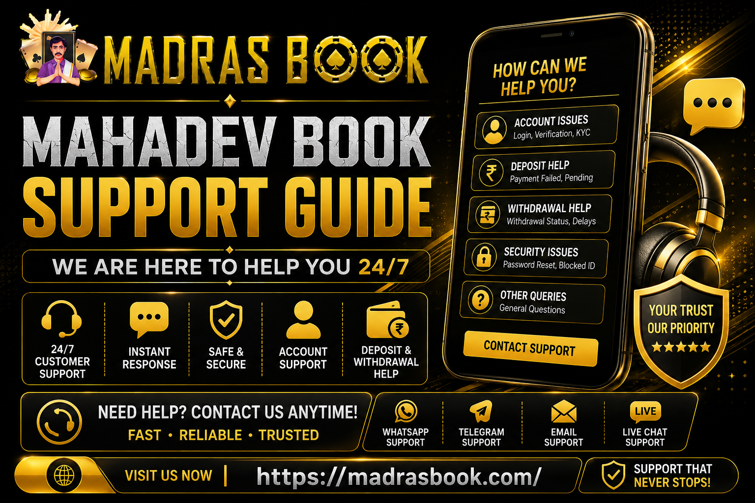 Mahadev Book Support Guide