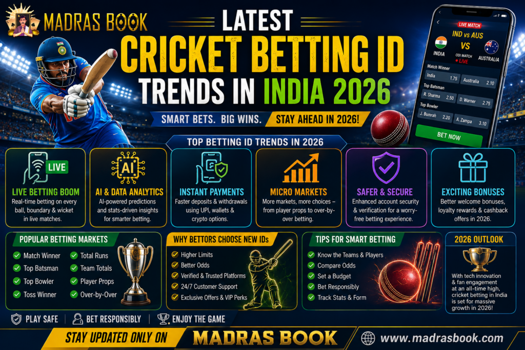 Latest Cricket Betting ID Trends (2026): Complete Guide