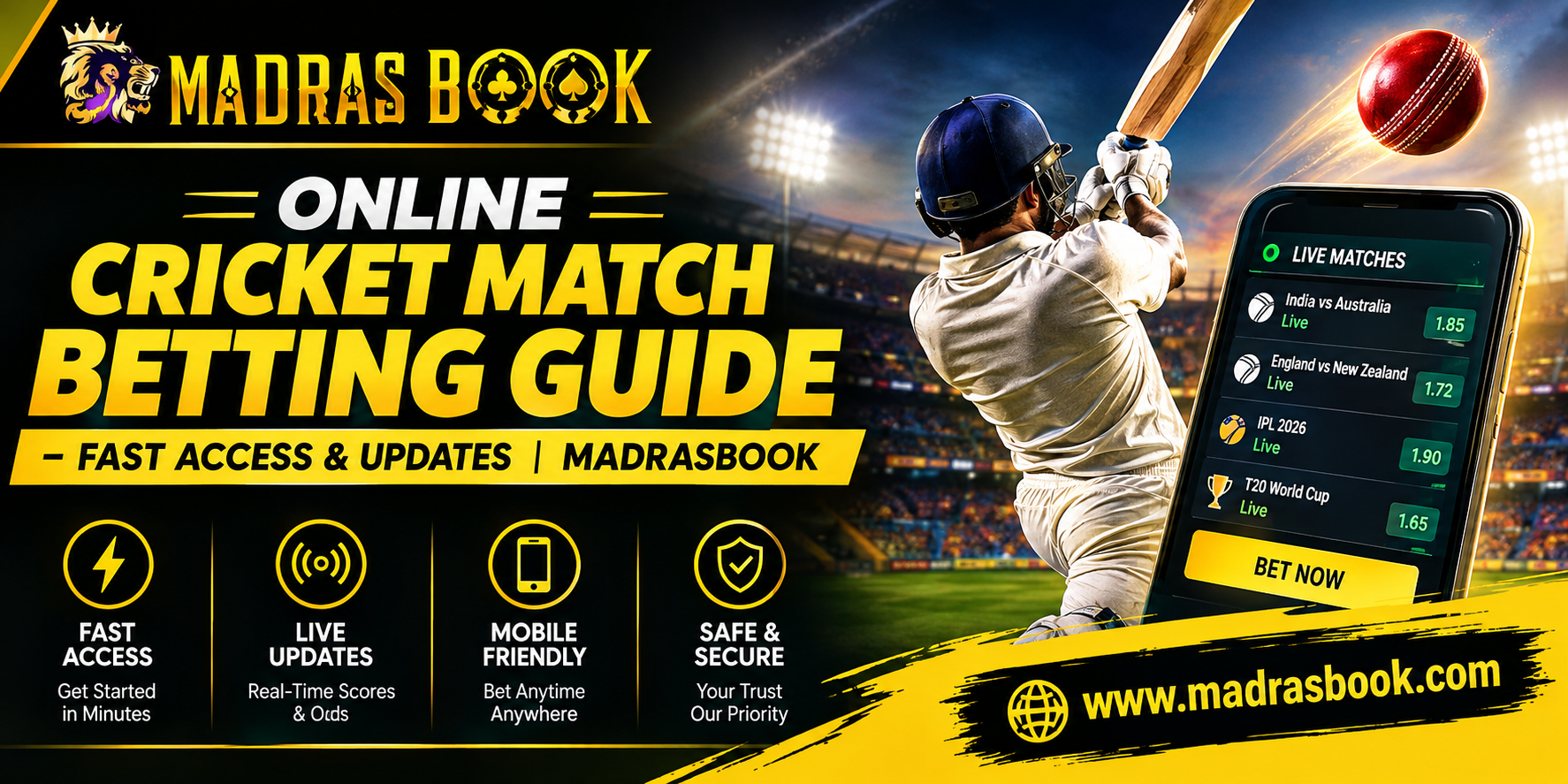 Online Cricket Match Betting Guide (2026): Easy Guide