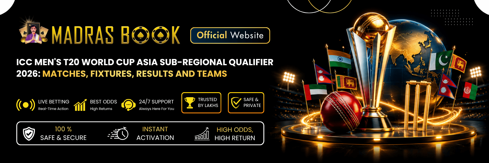 T20 World Cup Asia Sub-Regional Qualifier 2026: Teams & Results