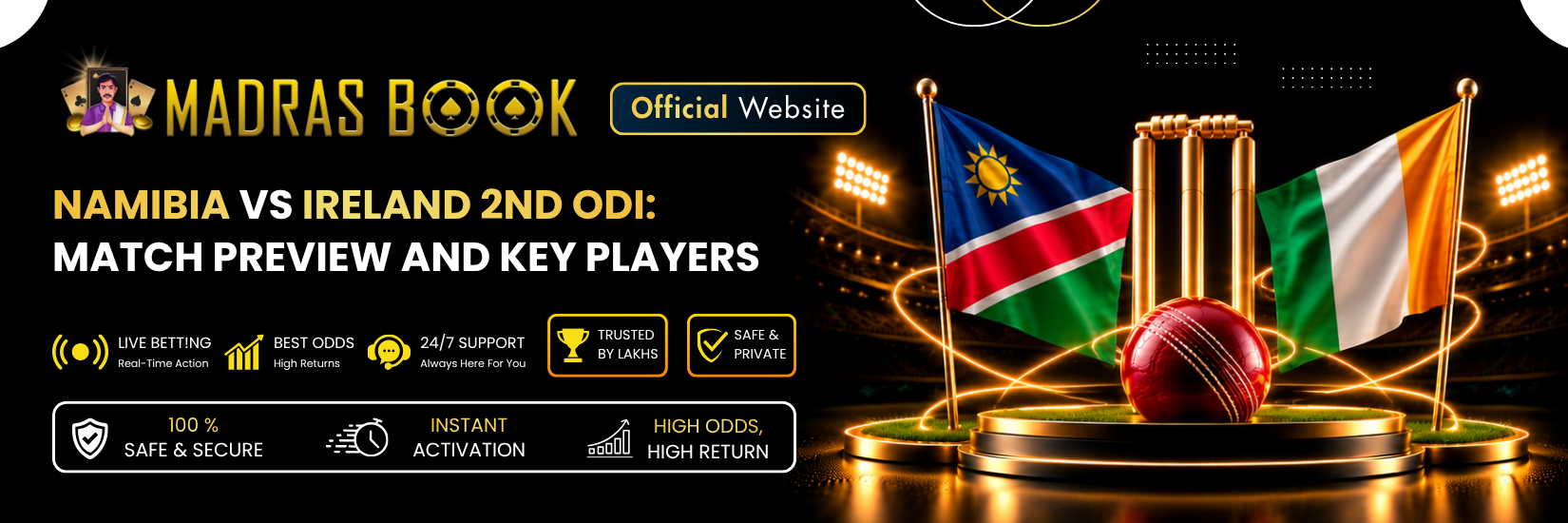 Namibia vs Ireland 2nd ODI Match Preview | MadrasBook
