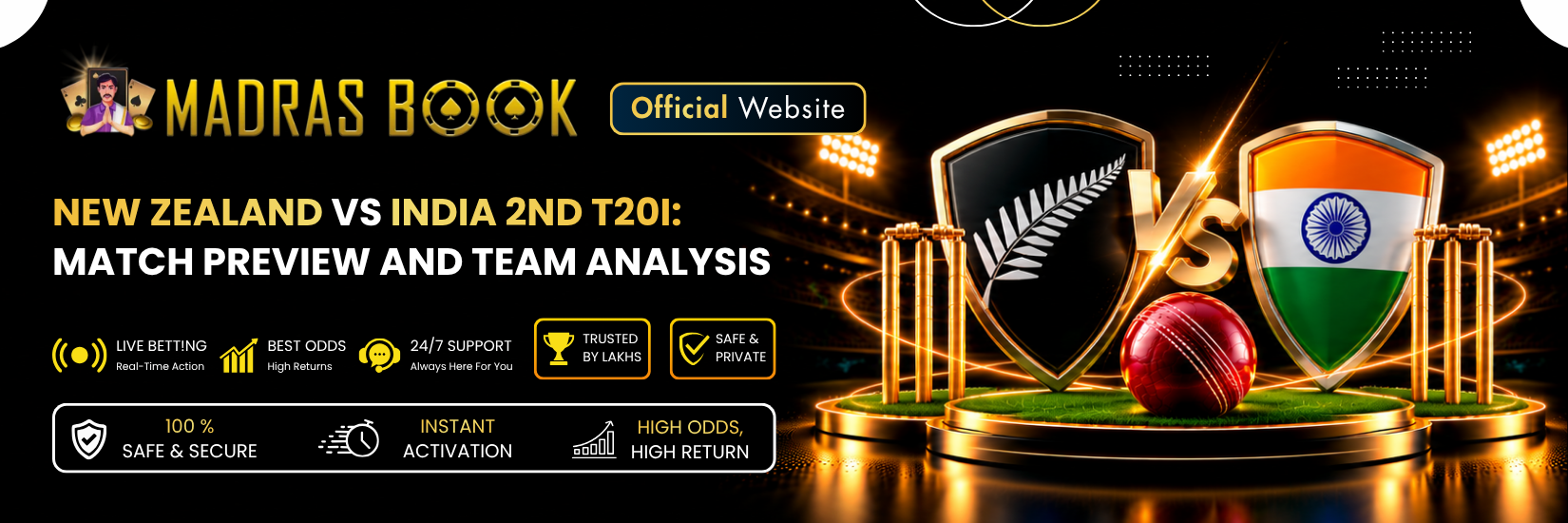 New Zealand vs India 2nd T20I Match Preview | MadrasBook